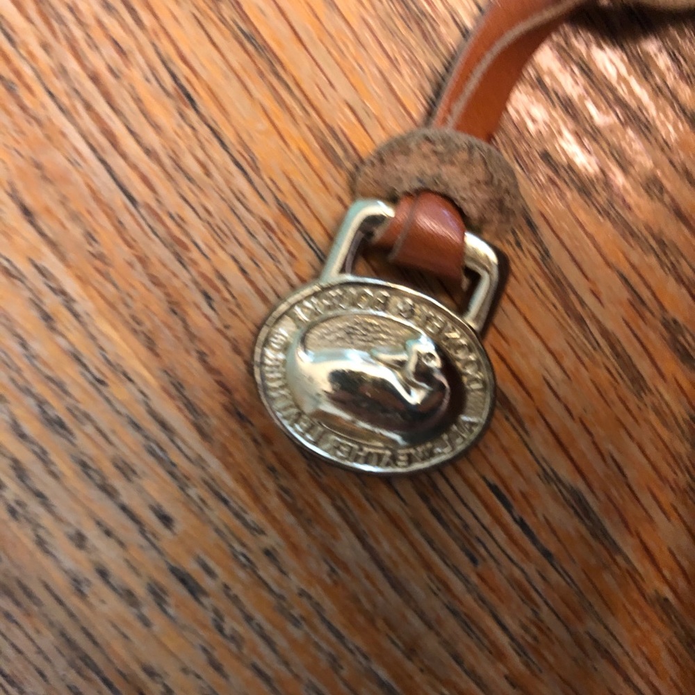 Dooney & Bourke Brown Leather Crossbody Bag - Picture 3 of 4